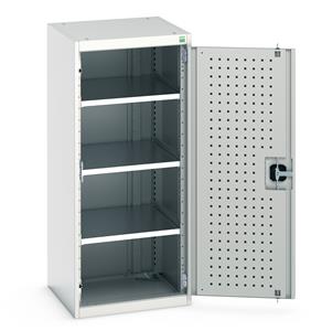Bott Industial Tool Cupboards with Shelves Bott Perfo Door Cupboard 525Wx525Dx1200mmH - 3 Shelves
